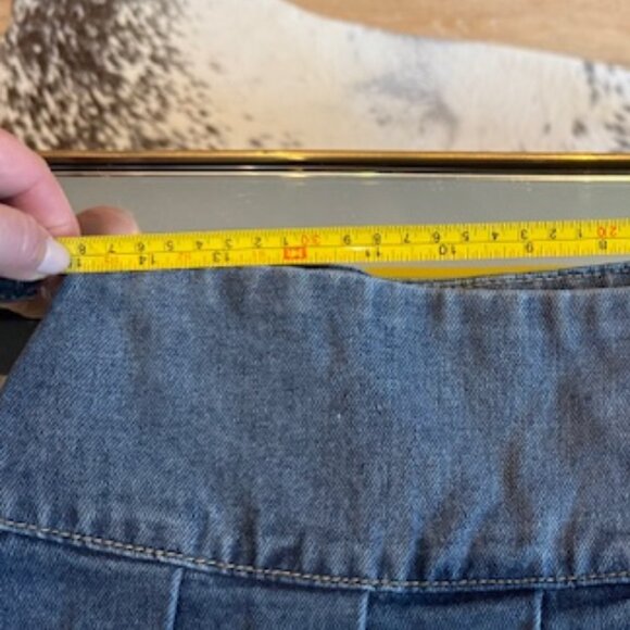 NWT Motel Rocks Denim Pleated Mini Skirt - Women's Small - Picture 8 of 9